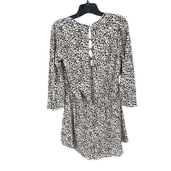 Show Me Your Mumu Tillie Tie Romper Women Cheetah Print Boho Resort Wear Size S - Picture 2 of 10
